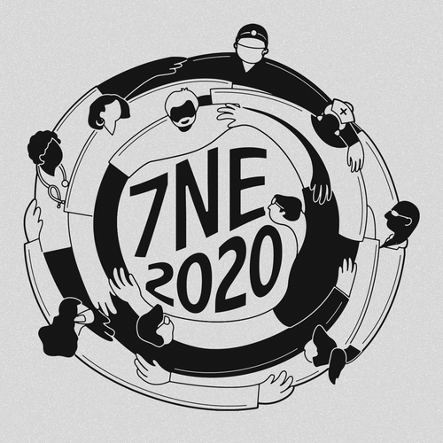 Unity design with the title 'Shirt to support the staffs of nursing unit. '