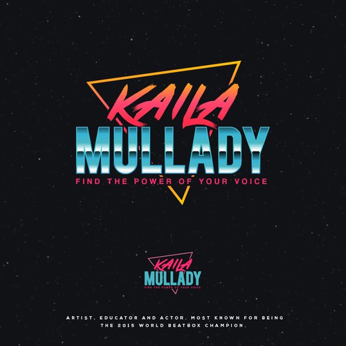 Galaxy design with the title 'Kaila Mullady'