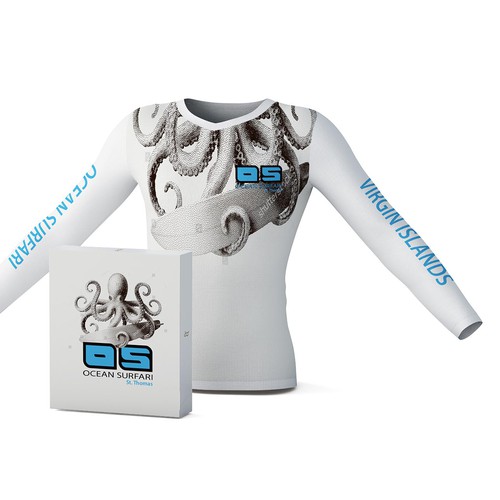 Ocean t-shirt with the title 'Surf t-shirt'