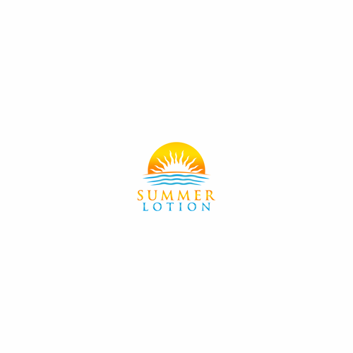 Summer logo with the title 'Logo for Summer Lotion'