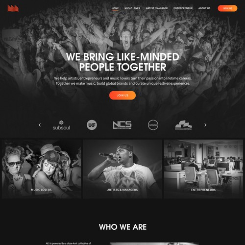 Entertainment websites - 79+ Best Entertainment Web Design Ideas 2024 | 99designs