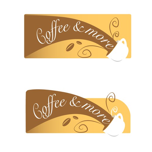 Brown brand with the title 'Coffee & More'
