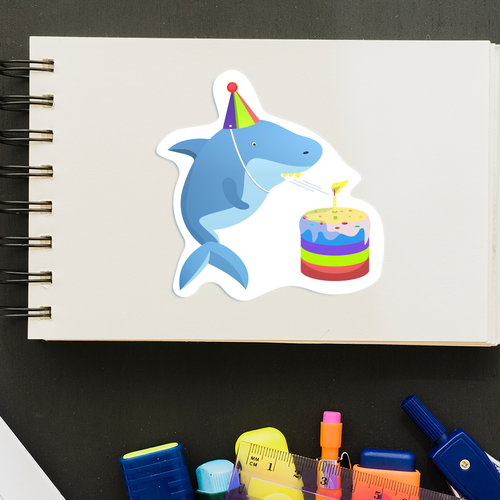 Shark illustration with the title 'shark'