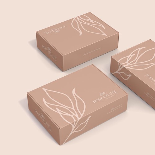 Shopping design with the title 'Posy&Flute'