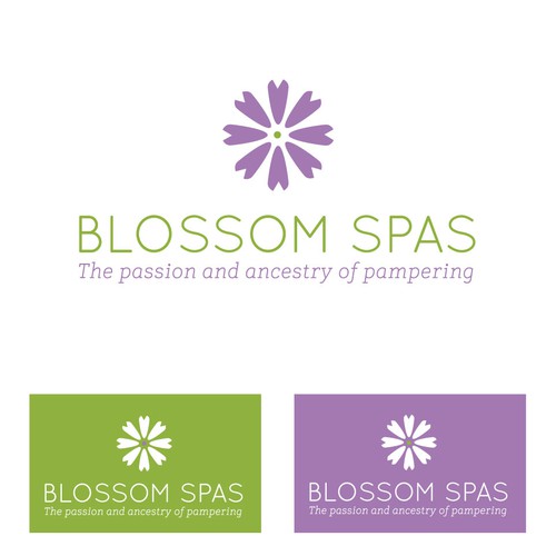 Nail logo with the title 'New logo concept for luxury nail salon'