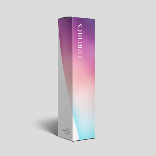 Beauty packaging with the title 'Cosmetics packaging design'