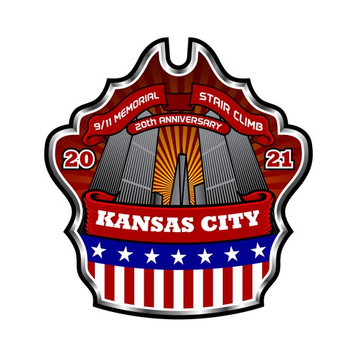 Memorial logo with the title '9/11 Memorial Stair Climb 2021'