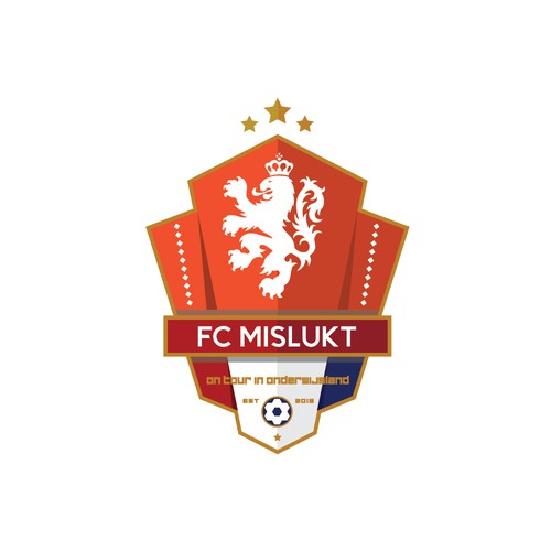 Amsterdam logo with the title 'FC MISLUKT'