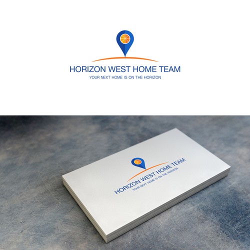 Isometric logo with the title 'Logo for Horizon West Home Team '