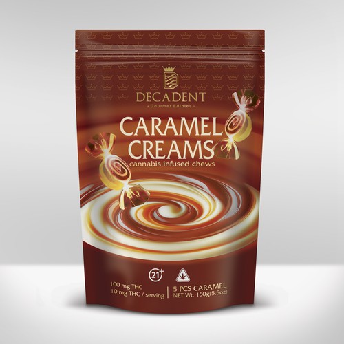 Cream packaging with the title 'Lable design'
