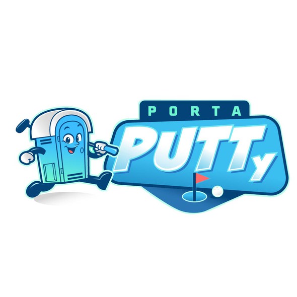 Hole logo with the title 'Fun logo for mini golf '