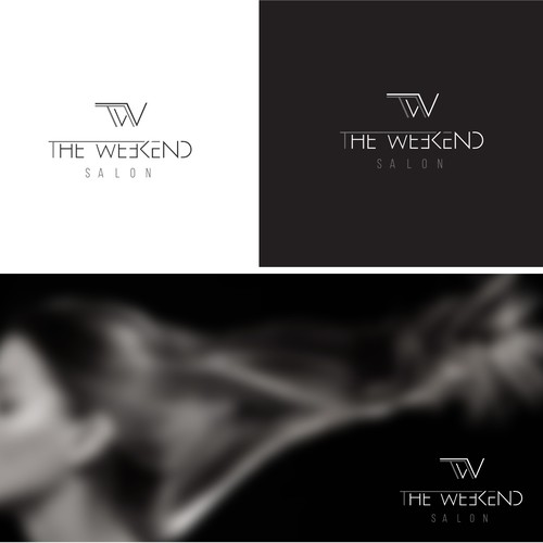 Beauty salon design with the title 'The Weekend'