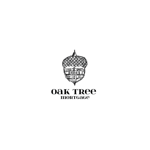 Black brand with the title 'clasic mortage logo'