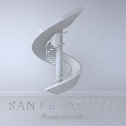 Stair design with the title 'Staircase Logo - Round 2'