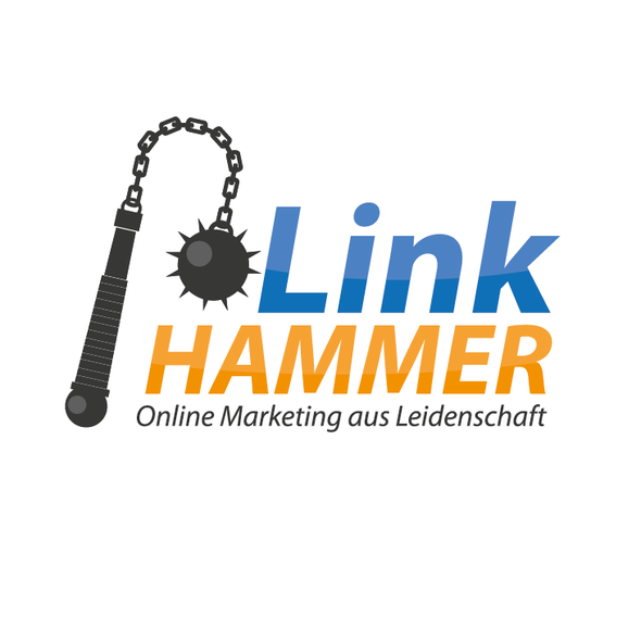 German logo with the title 'LinkHAMMER'