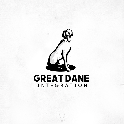 Dog logo with the title 'Great Dane Integration'