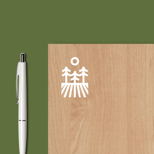 Leaf logo with the title 'Agriculture logo'