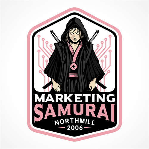 Samurai logo with the title 'Logo for our Marketing Team'