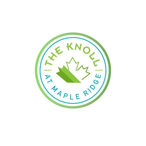 Maple leaf logo with the title 'Logo for a retail building'