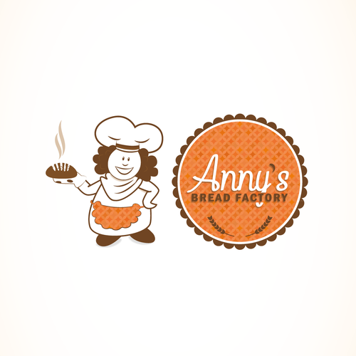 Bakery logo with the title 'New logo wanted for Anny's Bread Factory'
