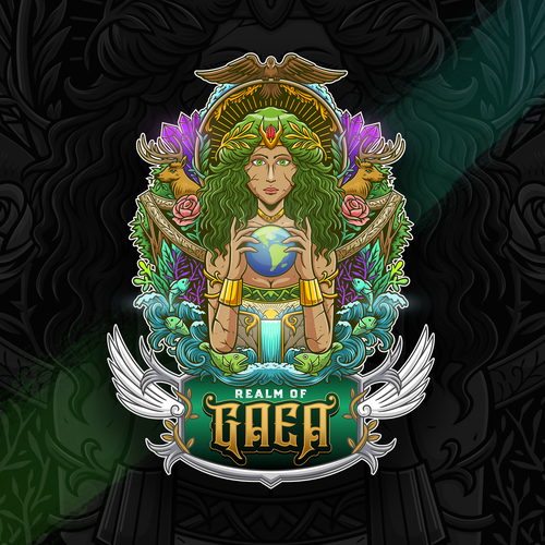 Community design with the title 'Realm of Gaea'