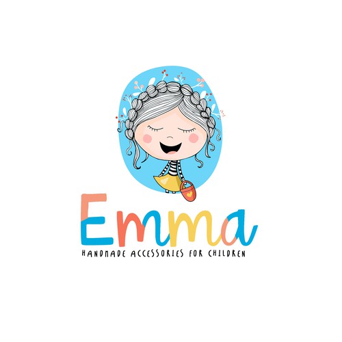 Girly logo with the title 'Emma'