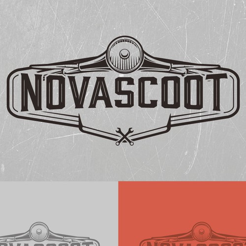 Mechanic logo with the title 'Novascoot'