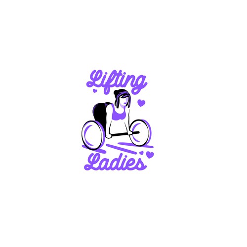 Lady logo with the title 'Logo entry for lifting ladies gym'
