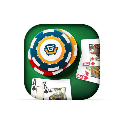 Poker design with the title 'Poker App Icon'