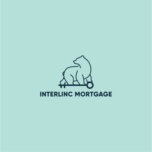 Polar bear design with the title 'INTERLINC MORTGAGE'