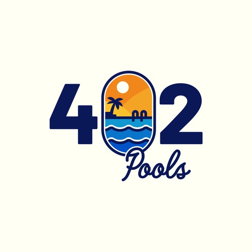 Pool logo with the title 'Pool logo'