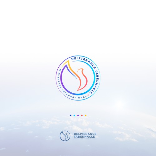 Church brand with the title 'Looking for a designer who has a spark an eye for colors and beauty that God has design and capture'