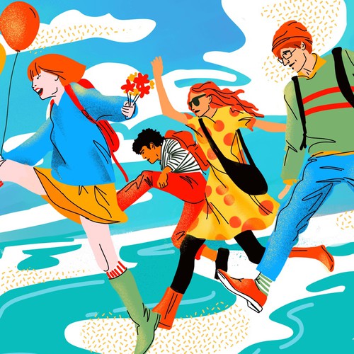 Adventure design with the title 'Calendar 2022 99d '