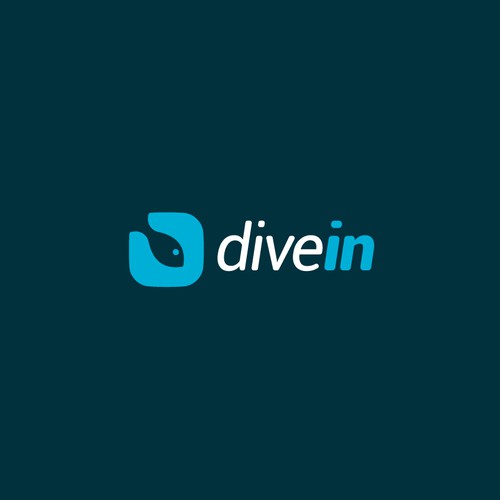 Diving logo with the title 'diveIN'