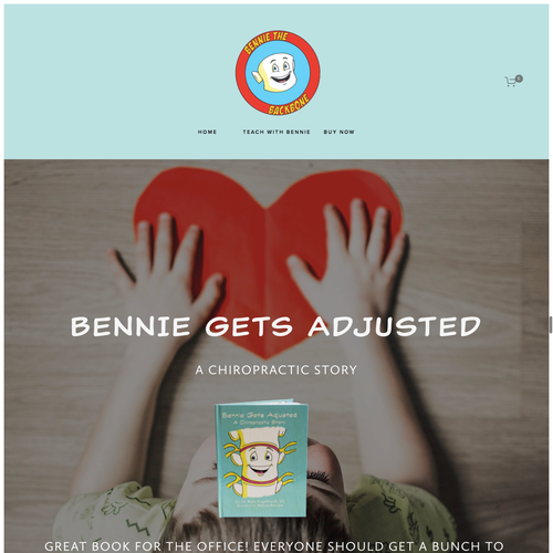 Marketing website with the title 'Bennie The Backbone'