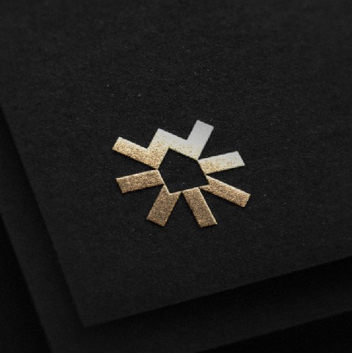 W design with the title 'Minimalist Geometric Logo Design for Wardeh real Estate'