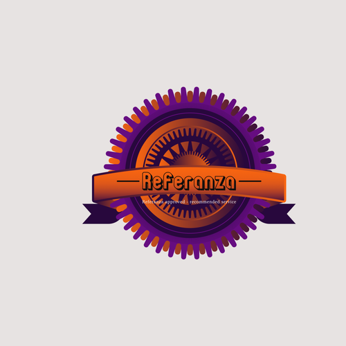 Easy to draw logo with the title 'Quality Badge illustration'