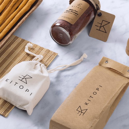 Food design with the title 'Kitopi'