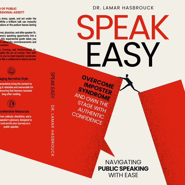 Self-help book cover with the title 'Speak Easy'