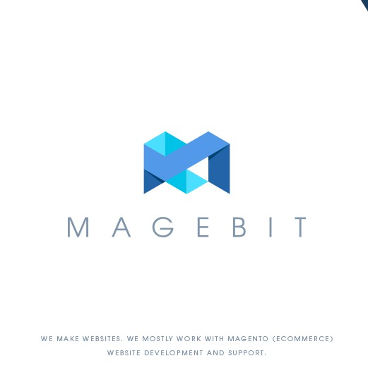 Stationery logo with the title 'Magebit IT company'