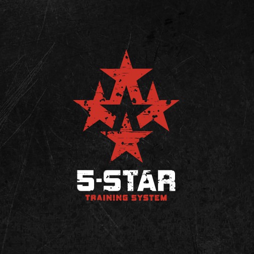 Manly design with the title 'Strong Fitness workout logo'