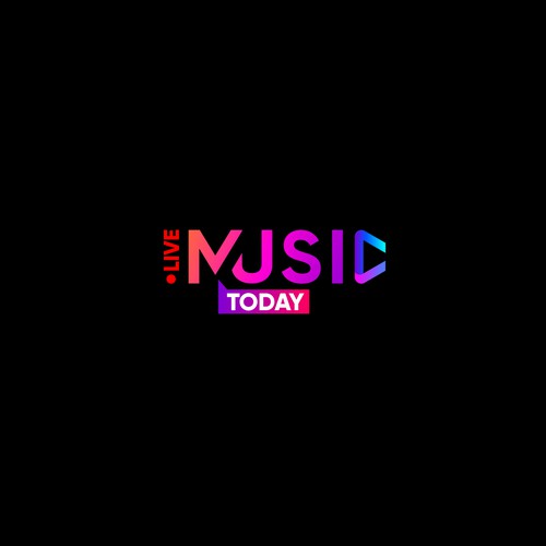 Website logo with the title 'Logo for live music website'