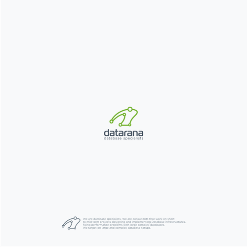 Frog design with the title 'datarana frog'