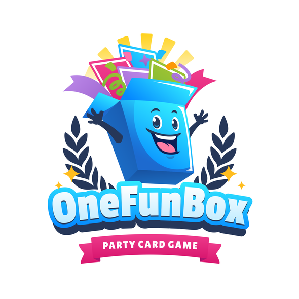 Cartoon lash logo with the title 'One Fun Box'