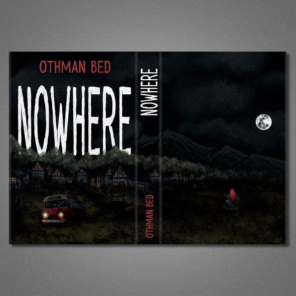 Horror book cover with the title 'Book cover'