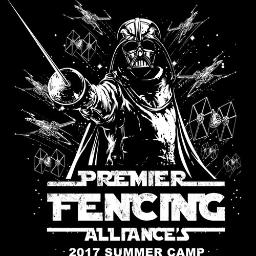 Art t-shirt with the title 'Star war'