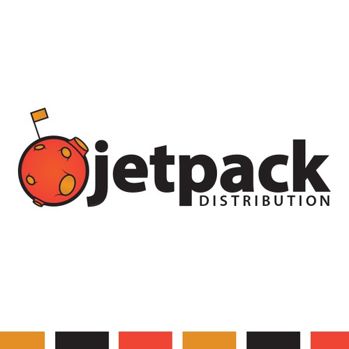 Space brand with the title 'Jetpack Distribution Logo'