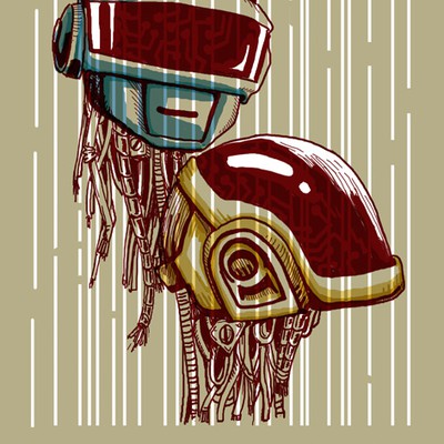 99designs community contest: create a Daft Punk concert poster