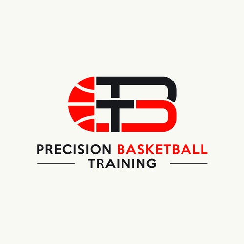 Basketball design with the title 'Bold sporty logo for Precision Basketball Training'