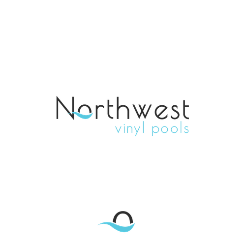 Northwest design with the title 'Logo concept for Vinyl pools'